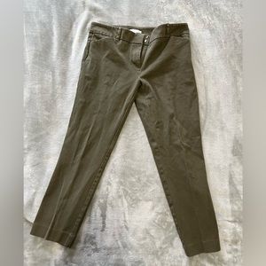 New York & Company Olive Ankle Cut Cigarette Pants - Women’s Size 10